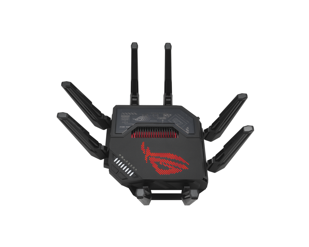 Рутер ASUS ROG Rapture GT-BE98 Quad-band WiFi 7 802.11be Gaming Router support new 320MHz bandwidth 19