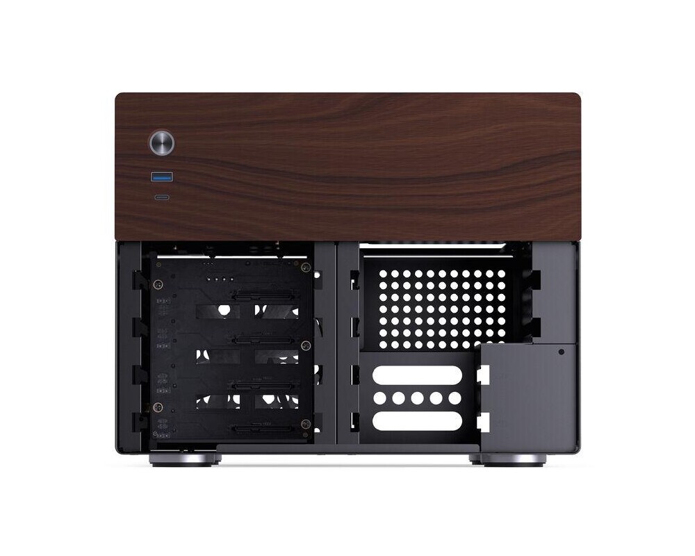 Кутия Jonsbo N4 NAS, m-ATX, Black 8
