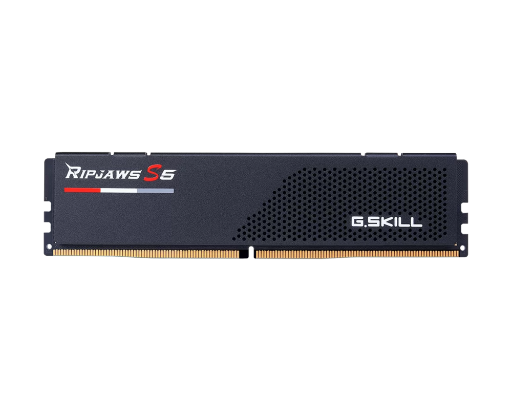 Памет G.SKILL Ripjaws S5 Black 32GB(2x16GB) DDR5 6000MHz CL30 F5-6000J3040G32GX2-RS5K, Intel XMP 3