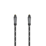 <span>Аудио кабел</span> Оптичен HAMA 205140, ODT plug (Toslink), Метални накрайници, 3 м, Черен <span class='catalog-num-in-name'>HAMA-205140</span> - 