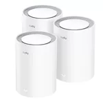 <span>Рутер</span> Безжична Mesh система Cudy AX1800, 3 - Pack, 2.4/5 GHz, 574 - 1201 Mbps <span class='catalog-num-in-name'>CUDY-ROUT-M1800-3</span> - 