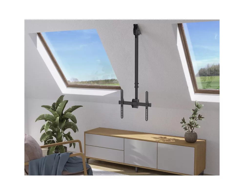 Стойка за таван Hama TV, въртяща се, накланяща се, 165 см (65") до 50 кг, 220878 14