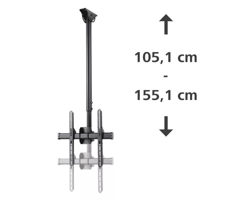 Стойка за таван Hama TV, въртяща се, накланяща се, 165 см (65") до 50 кг, 220878 7