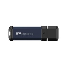  SSD Silicon Power MS60 Blue 500GB, USB-A 3.2 Gen2 764251 SLP-SSD-MS60-500GB-USB на топ цена - PIC.bg