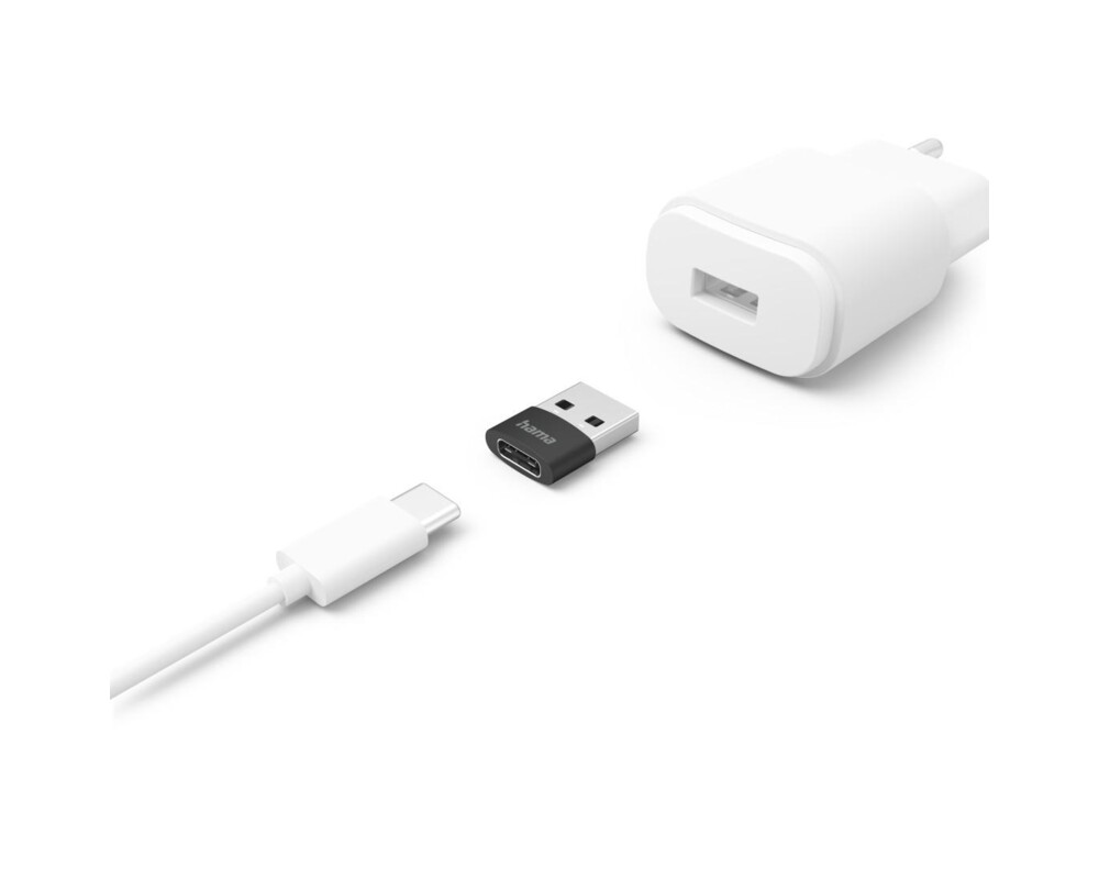 Адаптери HAMA Преходник от USB-C - USB-A, 480 Mbit/s, 3 бр, 201532 2