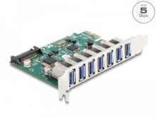  Карта PCI Express x4 Delock към 7 x external USB 5 Gbps Type-A 764772 DELOCK-90104 на топ цена - PIC.bg