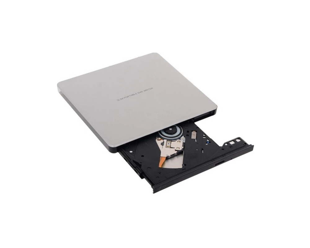 Оптично устройство Външно DVD записващо устройство Slim, LG GP60NS60, USB 2.0, сребристо 3