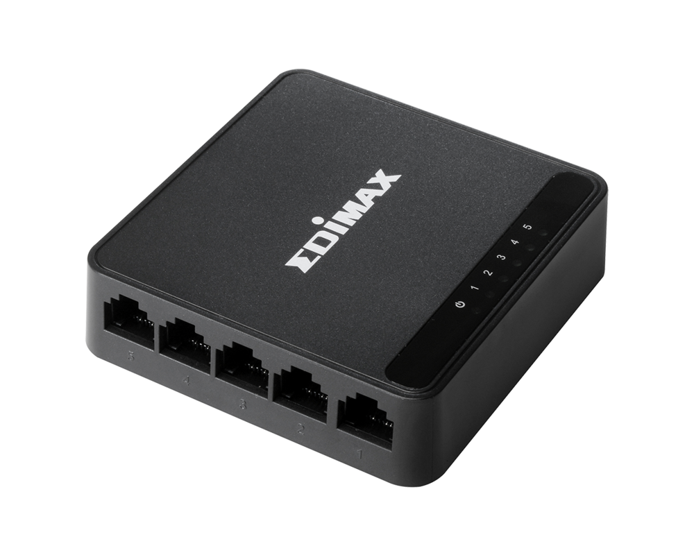 Switch (Комутатор) Суич EDIMAX ES-3305P V3, 5 портов, 10/100 Mbps 2