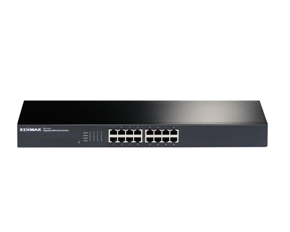 Switch (Комутатор) Суич EDIMAX GS-1016, 16 портов, Gigabit, за монтиране в шкаф 2