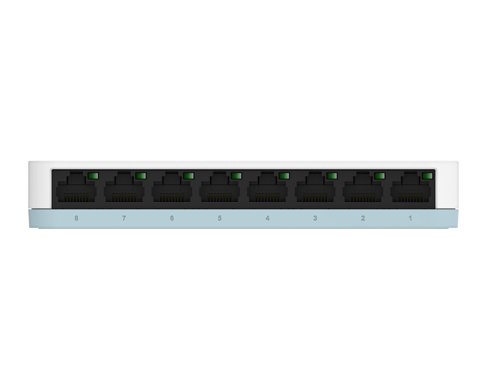 Switch (Комутатор) Суич D-Link DGS-1008D/E, 8 портов, 10/100/1000, Gigabit, Desktop  3