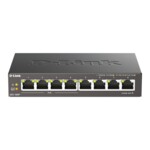 <span>Switch (Комутатор)</span> Суич D-Link DGS-1008P, 4x PoE + 4 x стандартни, 10/100/1000, Gigabit,  <span class='catalog-num-in-name'>D-LINK-DGS-1008P</span> - 