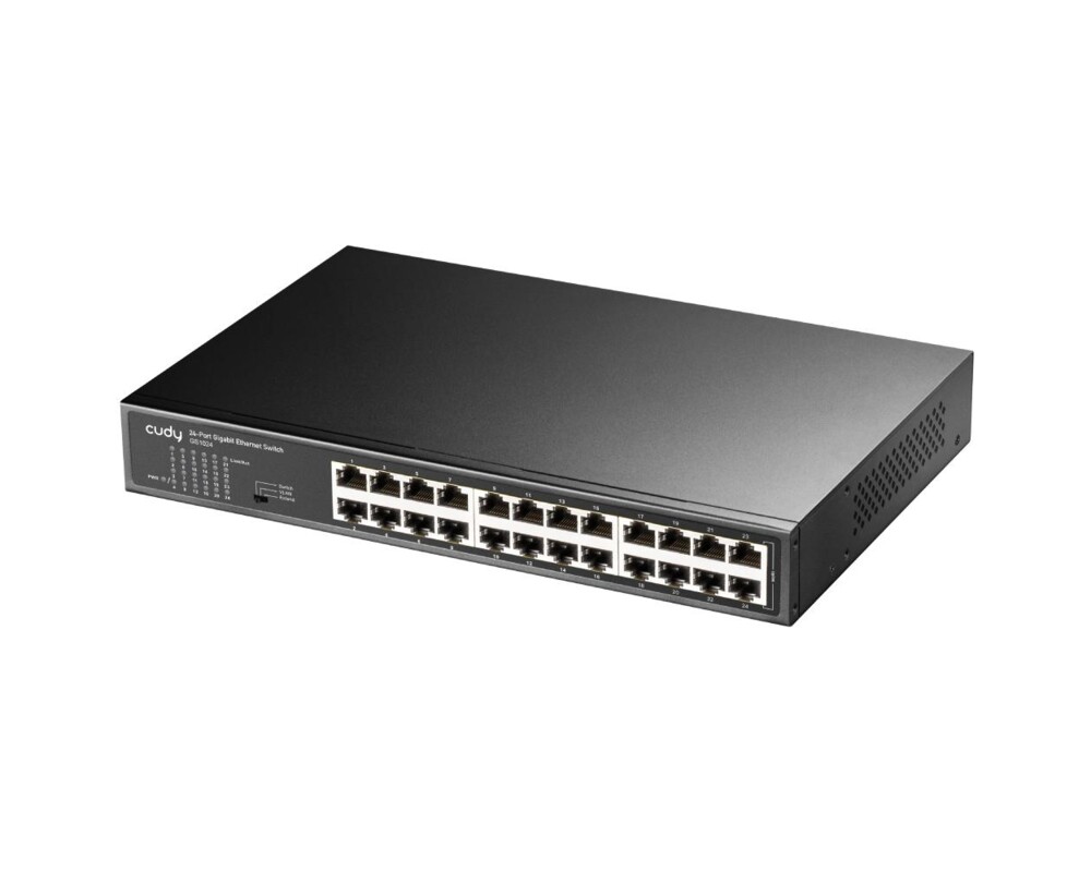 Switch (Комутатор) Суич Cudy GS1024, 24 портов, 10/100/1000, Auto-MDI/MDIX, за 19" rack 3