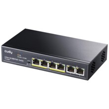  Суич Cudy FS1006P, 6 портов, 10/100, PoE+ Switch 766518 CUDY-SWITCH-FS1006P на топ цена - PIC.bg