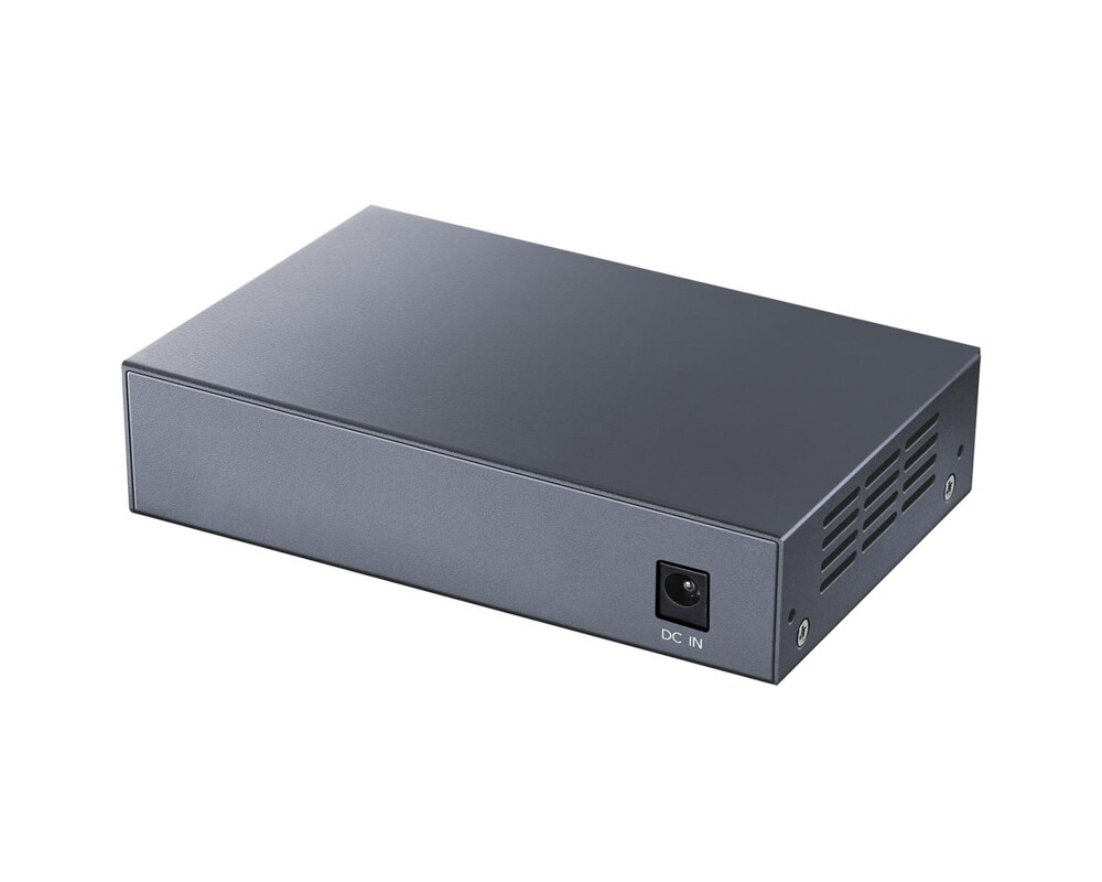 Switch (Комутатор) Суич Cudy GS1005P, 5 портов, 10/100/100, PoE+ Switch 60W, Uplink порт 3