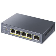  Суич Cudy GS1005P, 5 портов, 10/100/100, PoE+ Switch 60W, Uplink порт 766520 CUDY-SWITCH-GS1005P на топ цена - PIC.bg