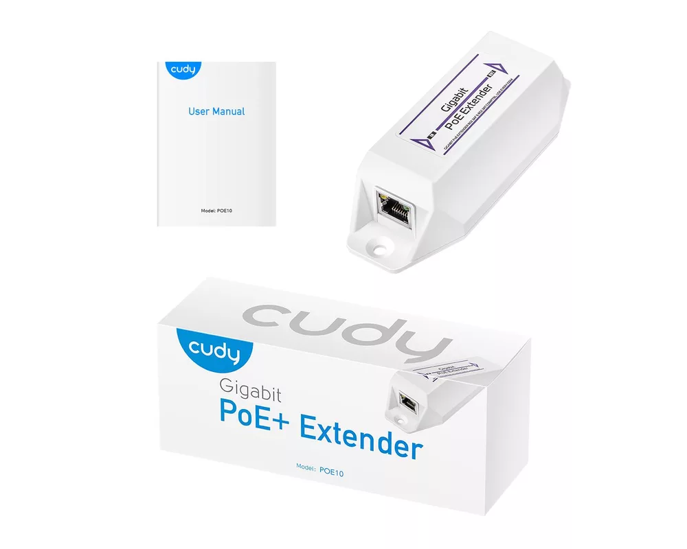 Кабел Удължител за LAN кабел Cudy POE10, До 100м., PoE 6