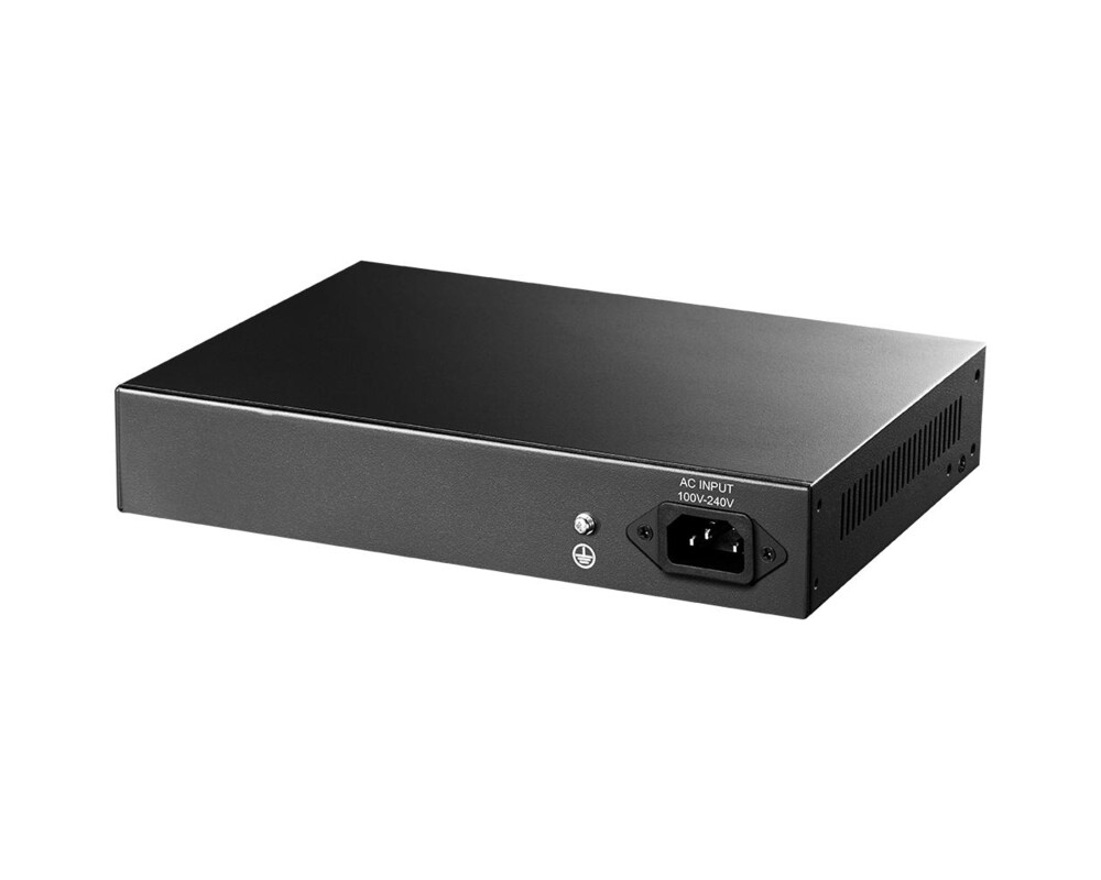 Switch (Комутатор) Суич Cudy GS1010PE, 8 портов, 10/100/1000, PoE 120W, 2 x Uplink порта 2