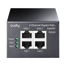  PoE инжектор Cudy POE220, Gigabit PoE+/PoE, 2 x 30W 766529 CUDY-INJ-POE220 на топ цена - PIC.bg