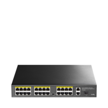  Суич Cudy FS1026PS1, 24 x 10/100 PoE+ Switch 2 x Gigabit порта, 1 x SFP Slot 766532 CUDY-SWITCH-FS1026PS1 на топ цена - PIC.bg
