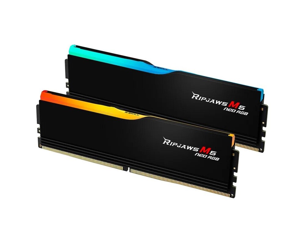 Памет G.SKILL Ripjaws M5 Neo RGB Black 32GB(2x16GB) DDR5-6000