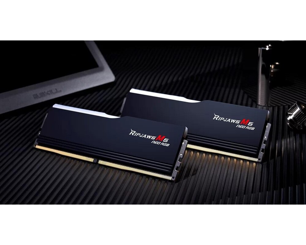 Памет G.SKILL Ripjaws M5 Neo RGB Black 32GB(2x16GB) DDR5-6000 3