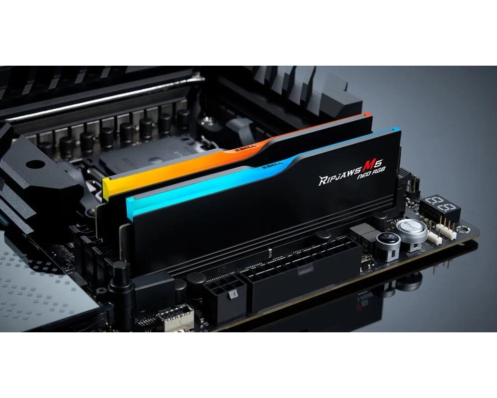 Памет G.SKILL Ripjaws M5 Neo RGB Black 32GB(2x16GB) DDR5-6000 4