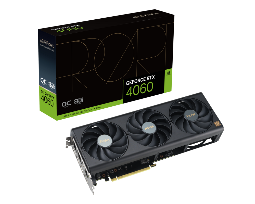 Видеокарта ASUS ProArt GeForce RTX 4060 OC 8GB GDDR6 9