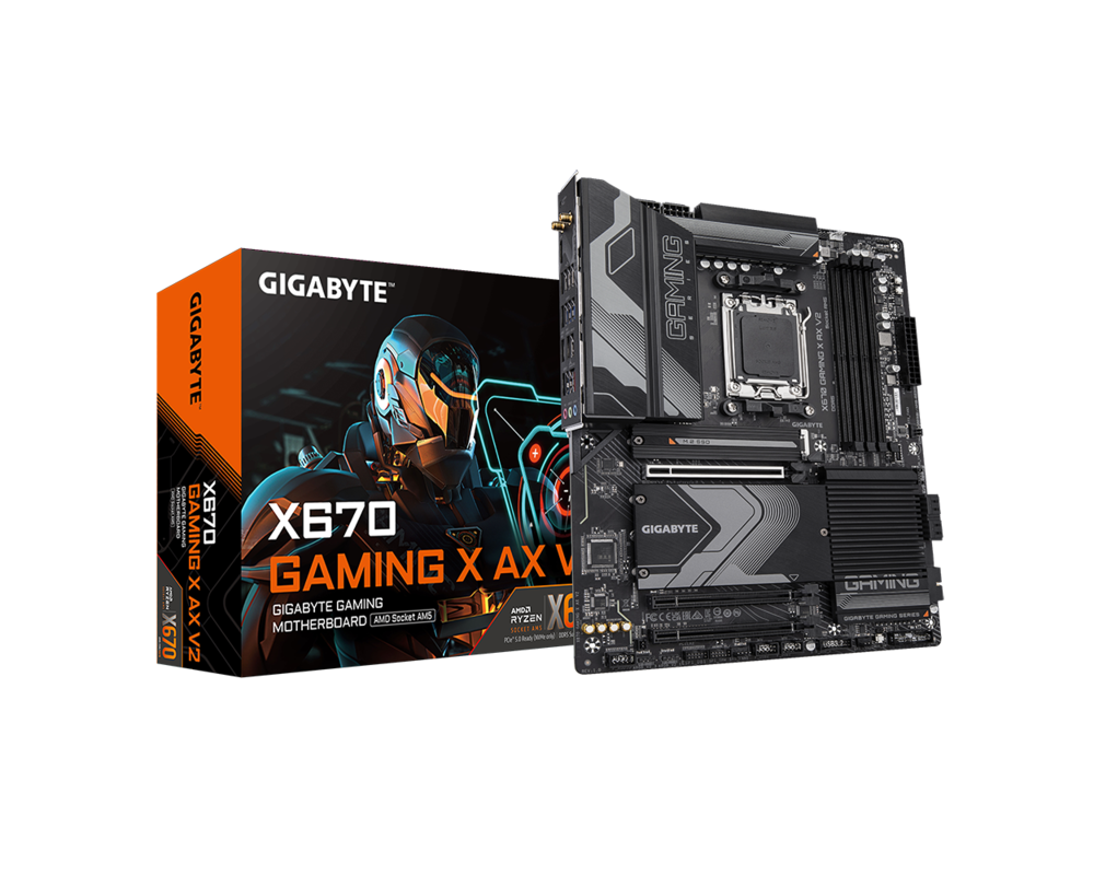Дънна платка GIGABYTE X670 GAMING X AX V2, Socket AM5 4