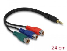  Delock, 3 x RCA женско > 3.5 mm 4 pin стерео жак 768345 DELOCK-62499 на топ цена - PIC.bg