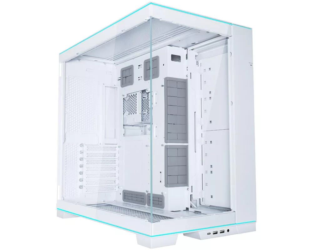 Кутия Lian Li PC-O11 Dynamic EVO RGB Mid-Tower, Tempered Glass, Бяла 2