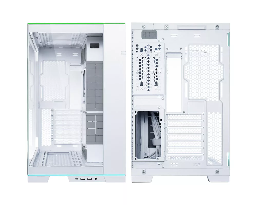 Кутия Lian Li PC-O11 Dynamic EVO RGB Mid-Tower, Tempered Glass, Бяла 7