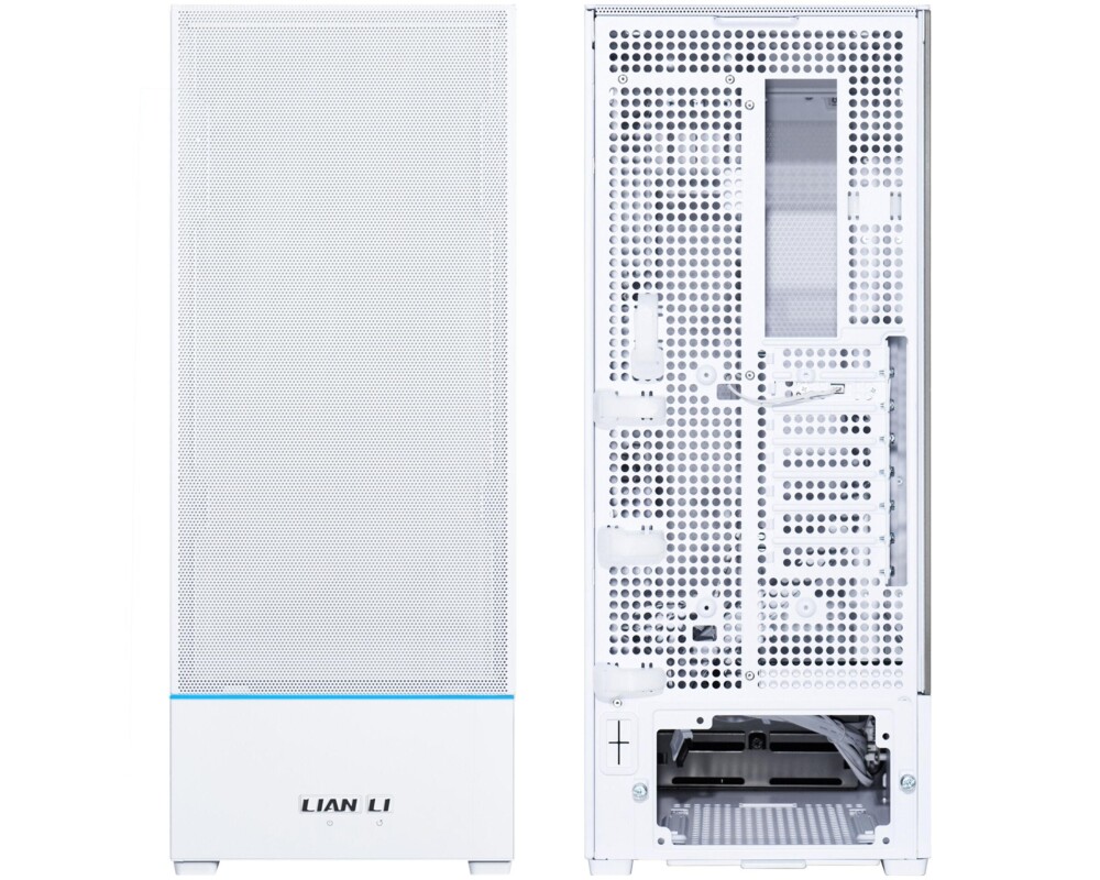 Кутия Lian-Li SUP01W Mid-Tower, Tempered Glass, Бяло 5