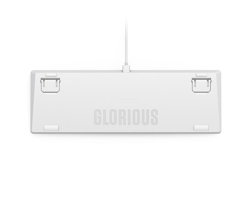 Клавиатура Геймърска механична клавиатура Glorious GMMK 2 White - Fox Switches US-Layout 4