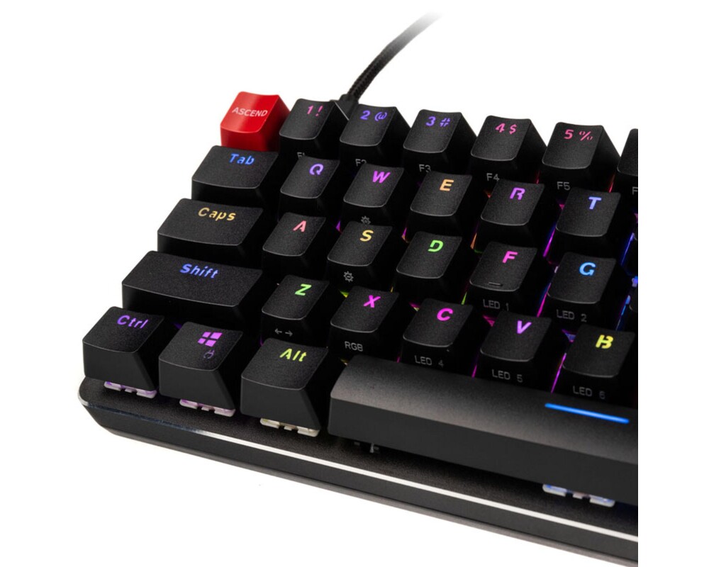 Клавиатура Геймърска механична клавиатура Glorious GMMK Black Compact - Gateron Brown Switches, US-Layout 3