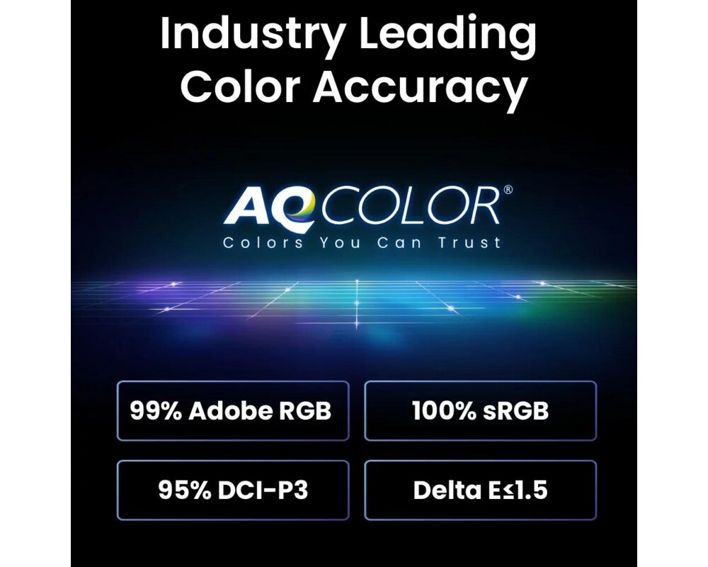 Монитор за фото и видео редактиране BenQ SW242Q, 24.1", IPS, 2K, HDR10 7