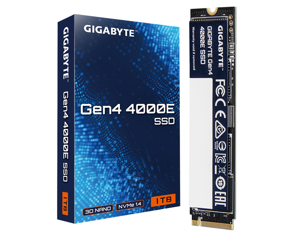 SSD SSD Gigabyte 4000E 1TB, NVMe, PCIe 4.0 Gen4 4