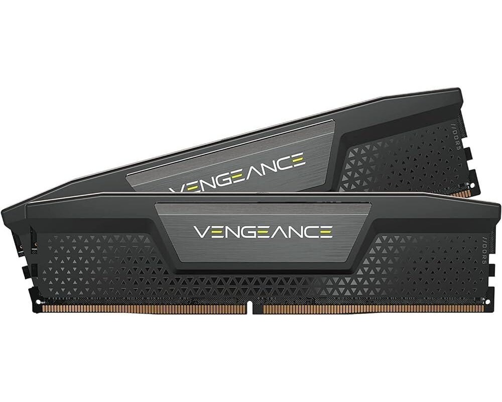 Памет 64GB (2x32GB) Corsair DDR5, 6400MT/s DIMM, VENGEANCE Black Heatspreader 6