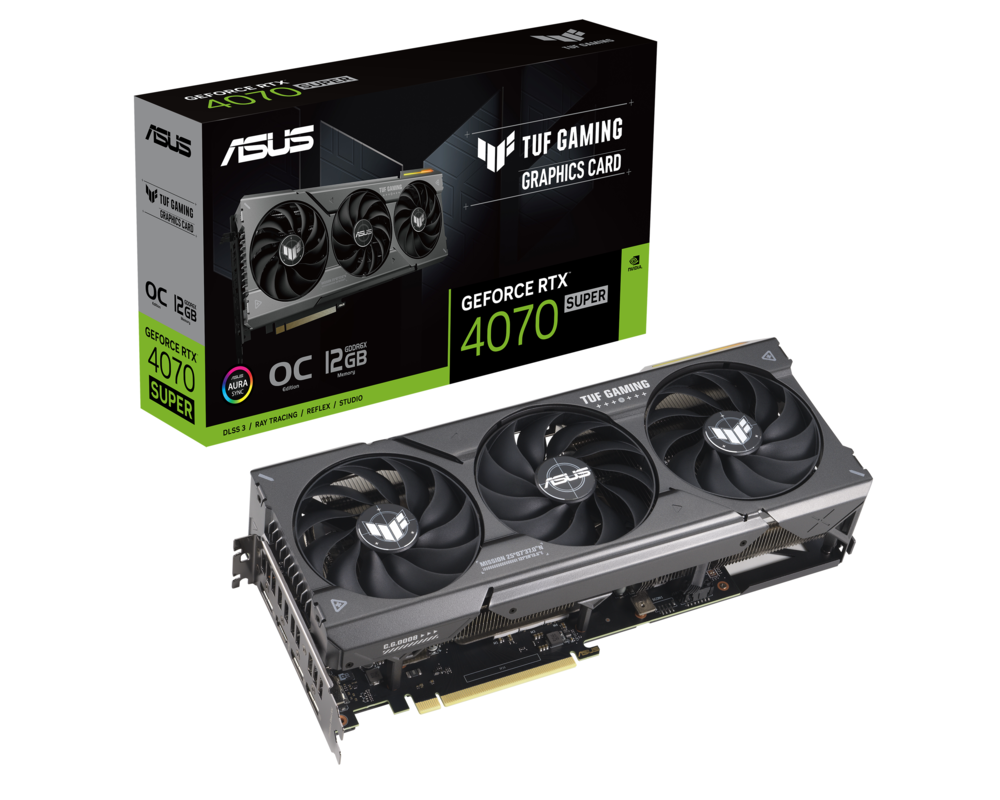 Видеокарта ASUS TUF Gaming GeForce RTX 4070 Super 12GB GDDR6X OC Edition 10
