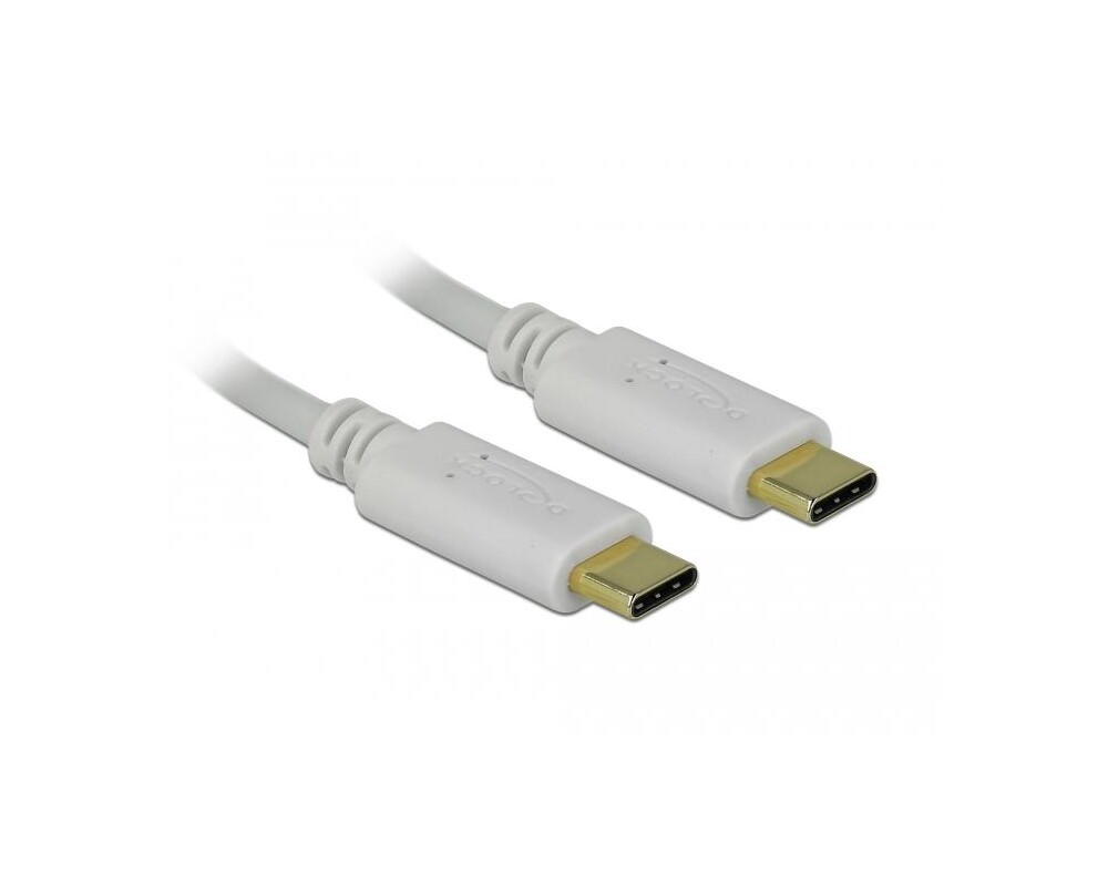 Кабел за зареждане DeLock PD, USB-C мъжко >USB-C мъжко, 100W, 15 cm 2