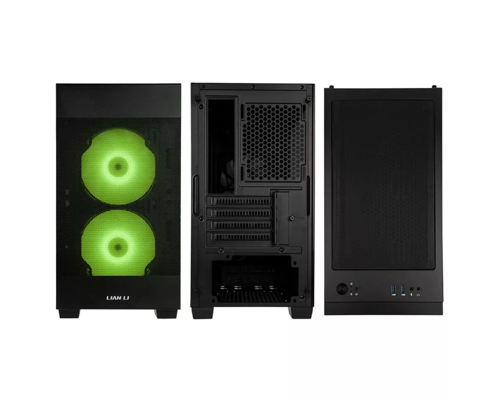 Кутия Lian-Li LANCOOL 205M Mesh Black, Micro-Tower 4