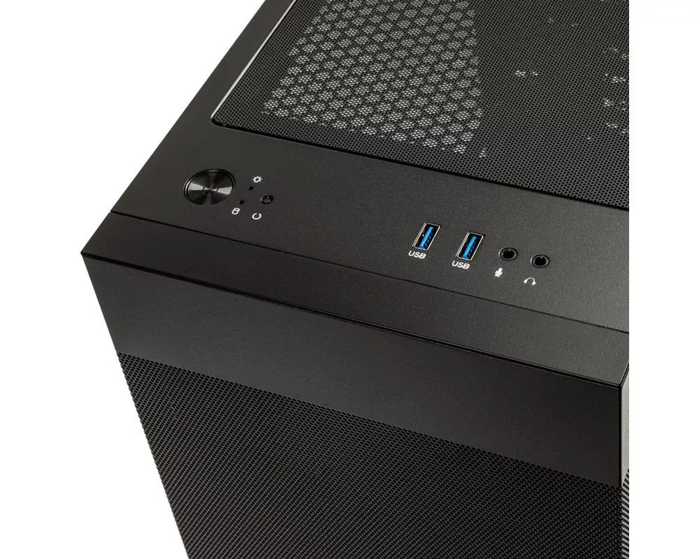 Кутия Lian-Li LANCOOL 205M Mesh Black, Micro-Tower 5