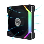 Вентилатор Lian Li UNI SL120 V2 Reverse Blade, ARGB, Черен 3