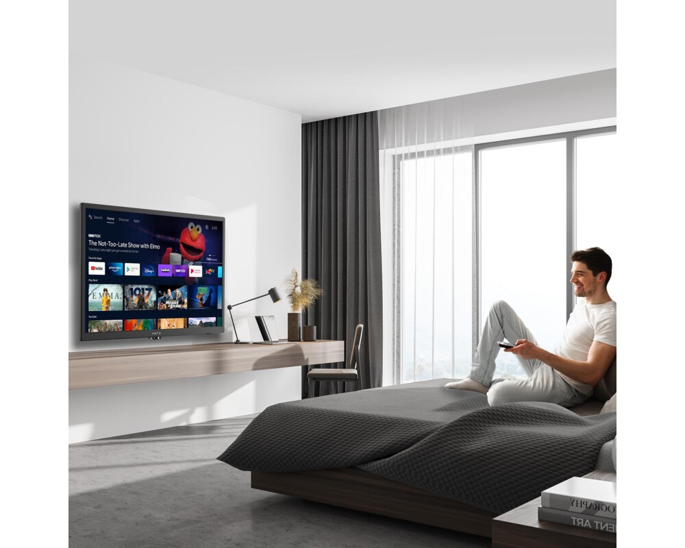 Телевизор 24" METZ 24MTC6000Z 24"  LED HD, Smart TV, Android 9.0 TV, Черен (Разопакован) 8