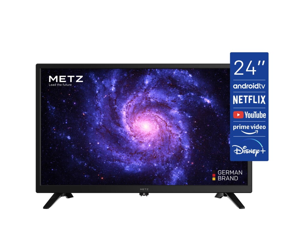 Телевизор 24" METZ 24MTC6000Z 24"  LED HD, Smart TV, Android 9.0 TV, Черен (Разопакован) 4