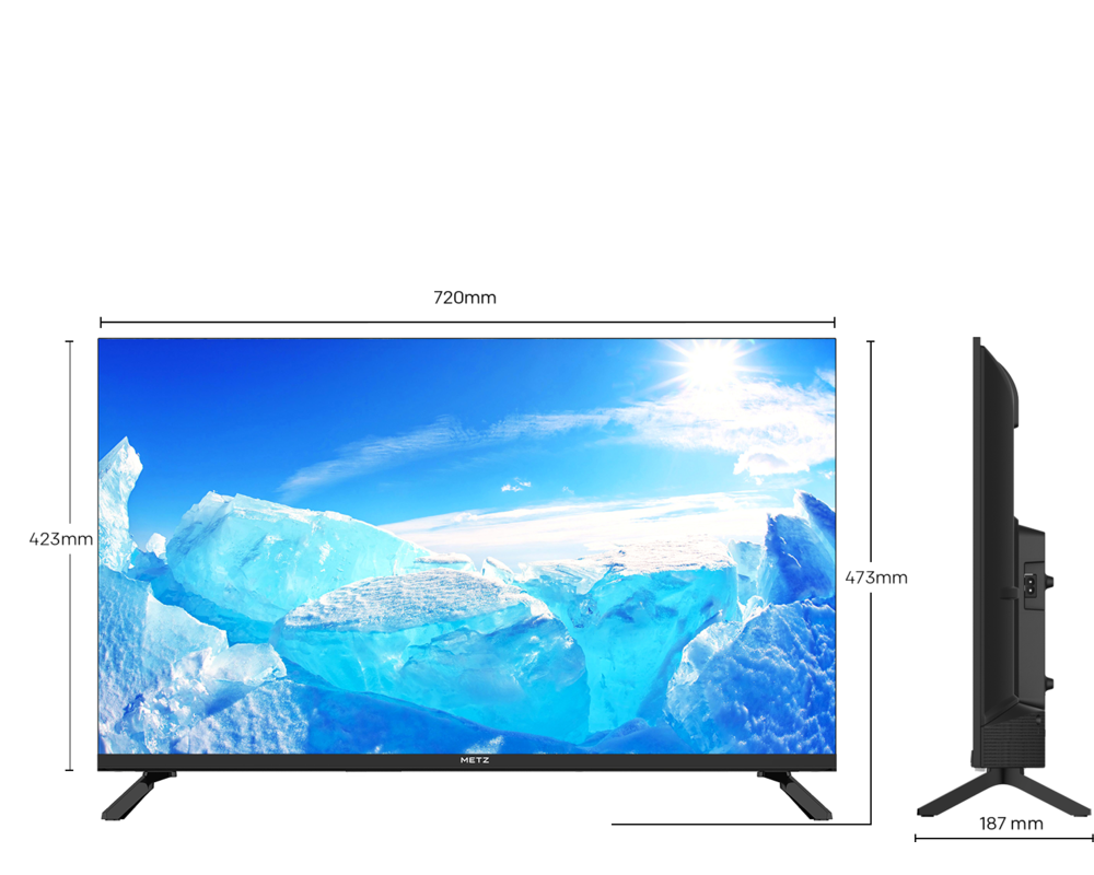 Телевизор METZ 32MTE2000Z, 32"(80 см), LED TV, HD, Черен 9