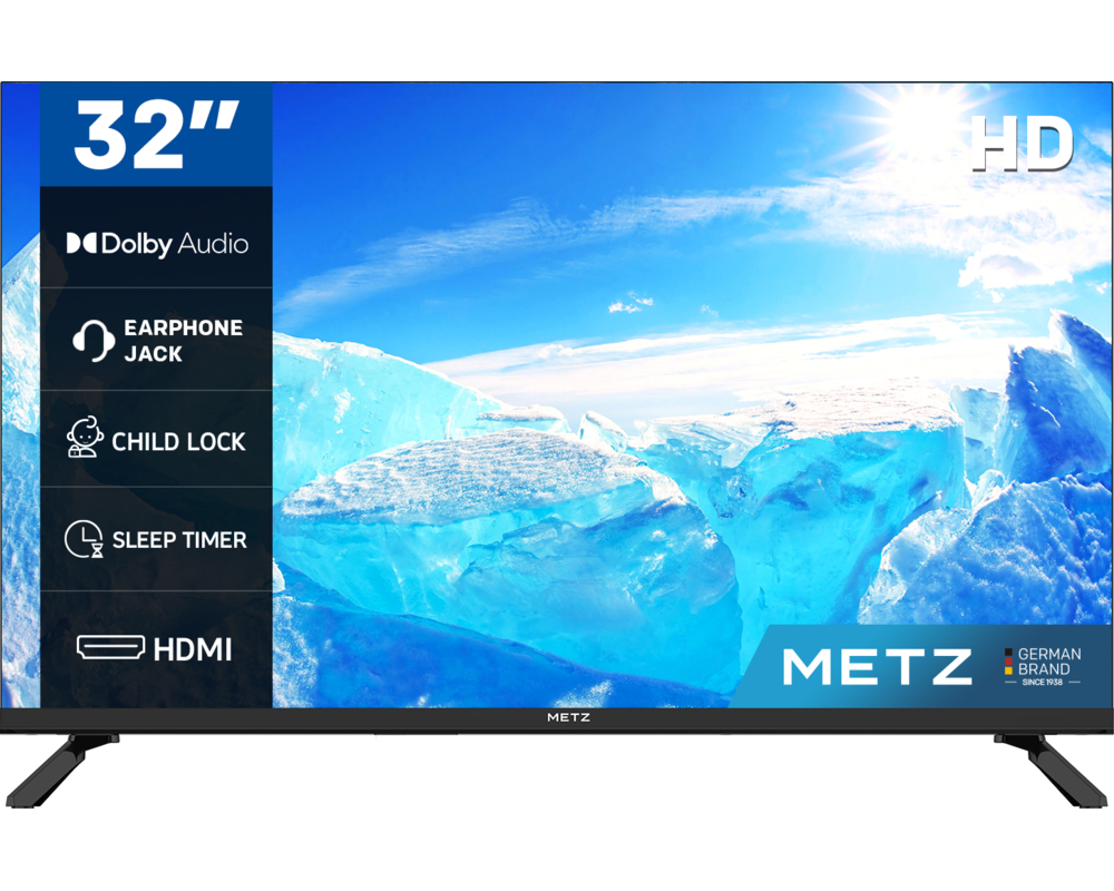 Телевизор METZ 32MTE2000Z, 32"(80 см), LED TV, HD, Черен 6
