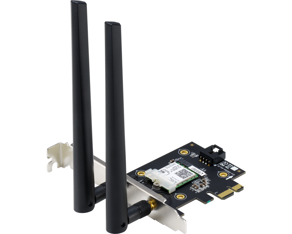 Мрежова карта ASUS PCE-AX3000, AX3000 Dual Band PCI-E, WiFi 6 (802.11ax) 2