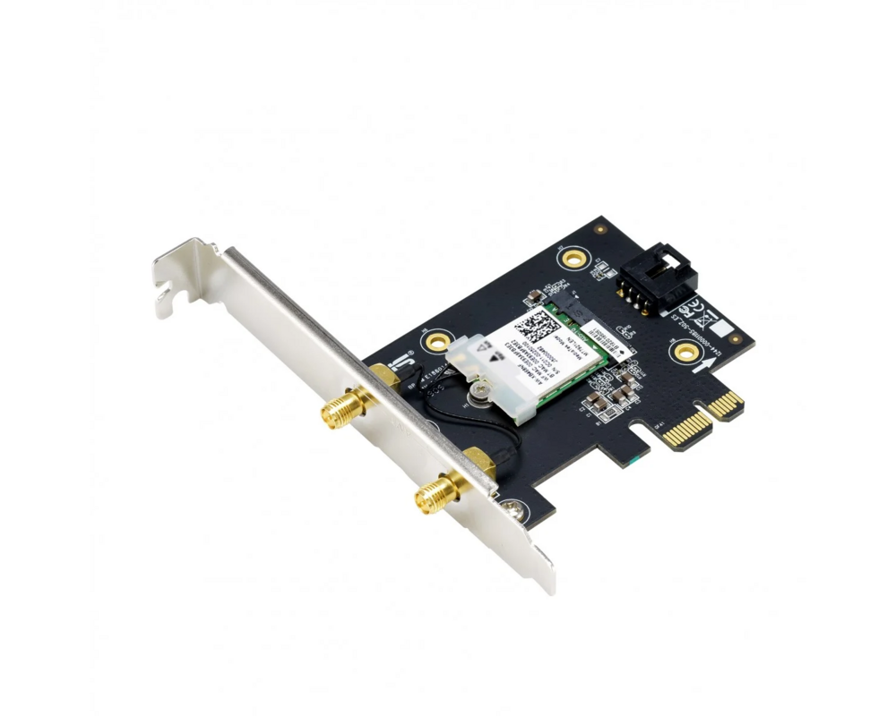 Мрежова карта ASUS PCE-AX1800 Dual-Band WiFi 6 802.11ax Bluetooth 5.2 PCIe Adapter 4