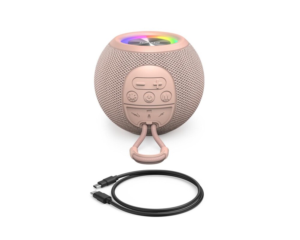 Тонколони HAMA Блутут колонка "Ball Shape Speaker", 5 светлинни режима, 5W, 188240 7
