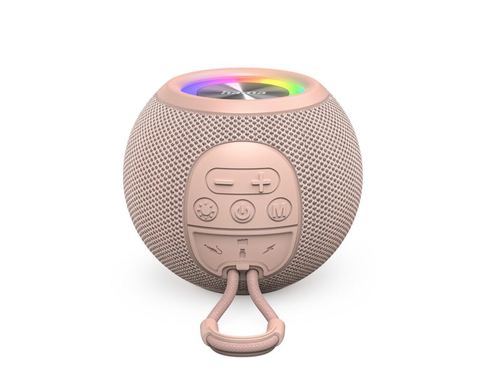 Тонколони HAMA Блутут колонка "Ball Shape Speaker", 5 светлинни режима, 5W, 188240 3
